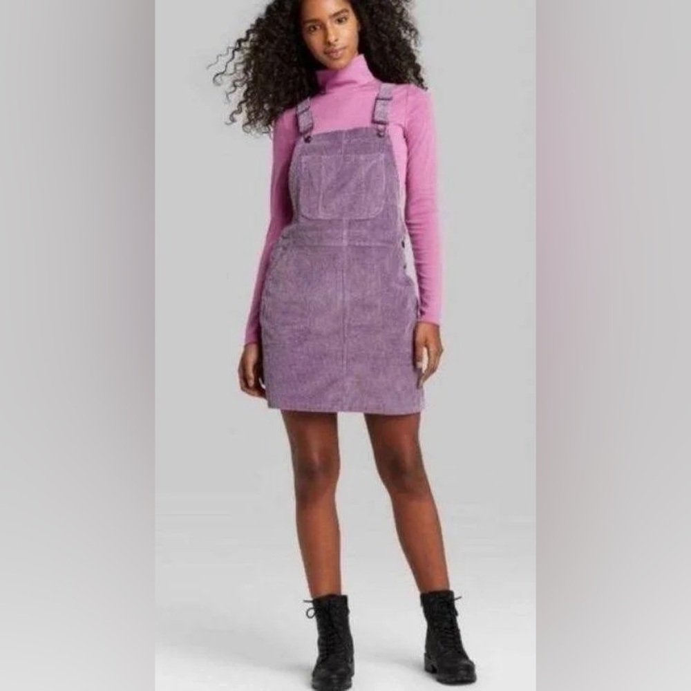 CORDUROY OVERALL DRESS *SIZE LARGE*